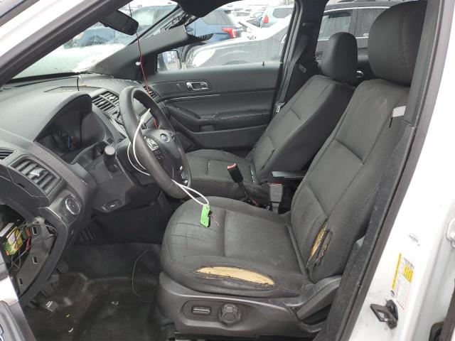 1FM5K8ARXJGC95415 - 2018 FORD EXPLORER POLICE INTERCEPTOR أبيض صورة 7