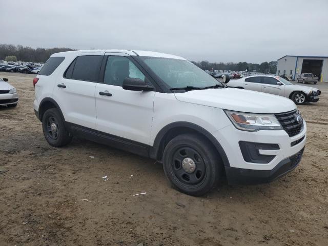1FM5K8AR0HGC66953 - 2017 FORD EXPLORER POLICE INTERCEPTOR WHITE photo 4