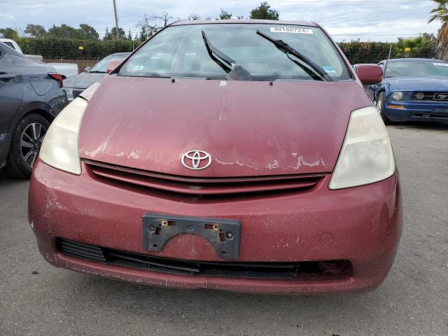 JTDKB22U657046266 - 2005 TOYOTA PRIUS BURGUNDY photo 5