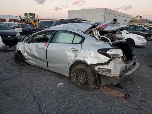 3KPFL4A72HE097242 - 2017 KIA FORTE LX SILVER photo 2