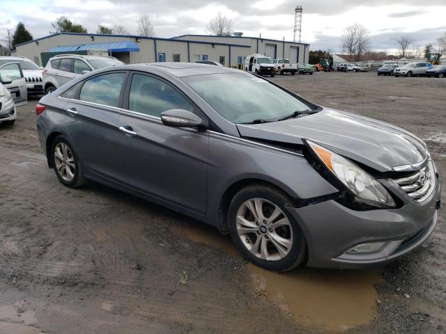 5NPEC4AC2DH778712 - 2013 HYUNDAI SONATA SE GRAY photo 4