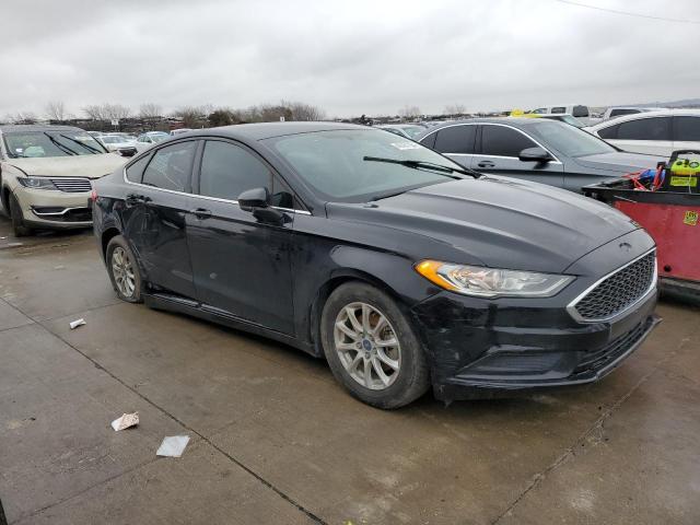 3FA6P0G79HR206198 - 2017 FORD FUSION S BLACK photo 4