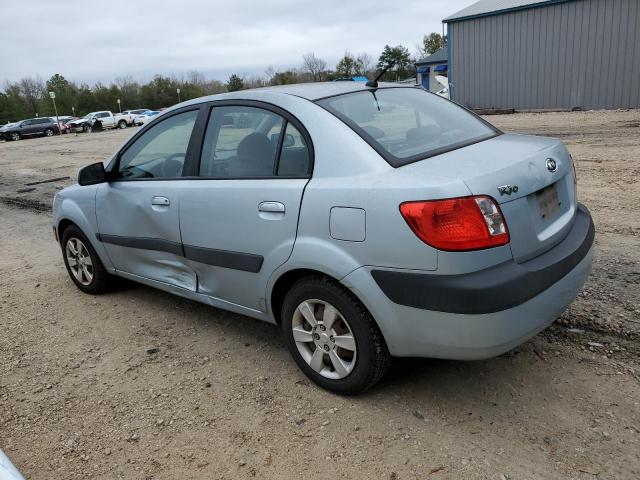 KNADE123676224667 - 2007 KIA RIO BASE BLUE photo 2