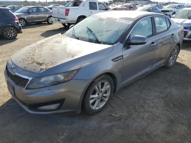 5XXGM4A7XDG167766 - 2013 KIA OPTIMA LX GRAY photo 1