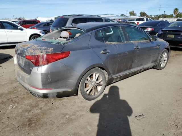 5XXGM4A7XDG167766 - 2013 KIA OPTIMA LX GRAY photo 3