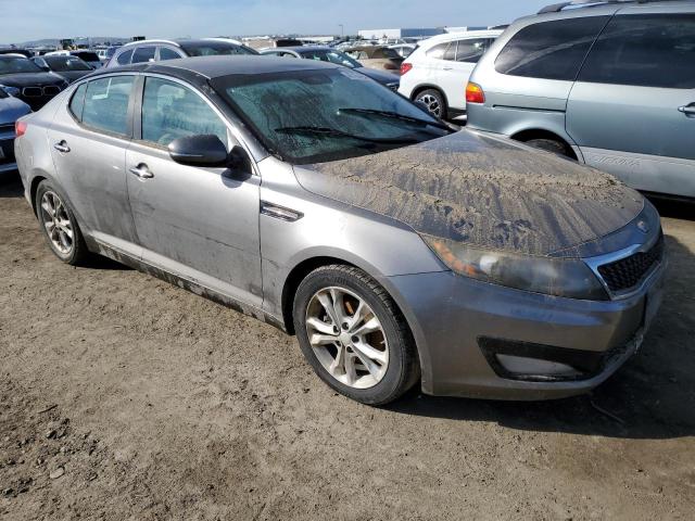 5XXGM4A7XDG167766 - 2013 KIA OPTIMA LX GRAY photo 4