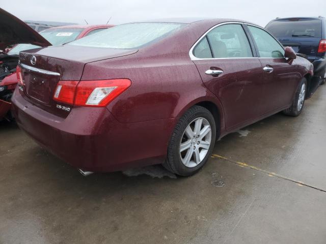 JTHBJ46G882229428 - 2008 LEXUS ES 350 BURGUNDY photo 3