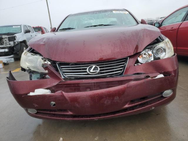 JTHBJ46G882229428 - 2008 LEXUS ES 350 BURGUNDY photo 5