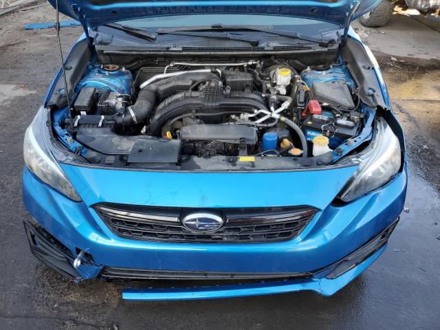 4S3GTAJ65L1722433 - 2020 SUBARU IMPREZA SPORT BLUE photo 11