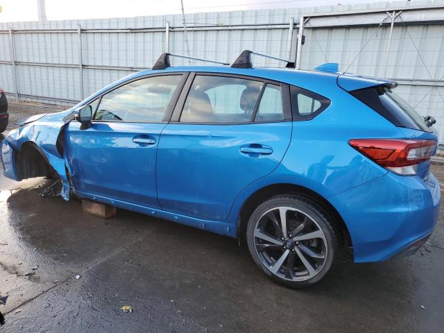 4S3GTAJ65L1722433 - 2020 SUBARU IMPREZA SPORT BLUE photo 2