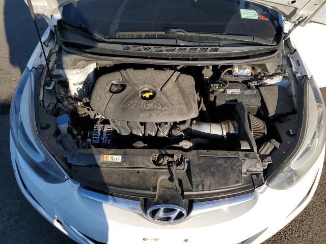 5NPDH4AE7FH640889 - 2015 HYUNDAI ELANTRA SE WHITE photo 11