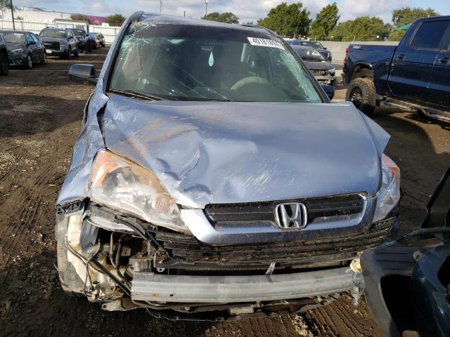 JHLRE38367C061356 - 2007 HONDA CR-V LX BLUE photo 5