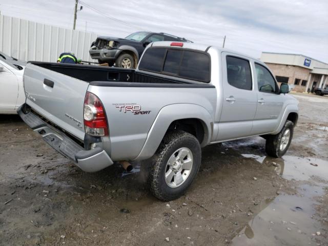 5TFJU4GN9CX023841 - 2012 TOYOTA TACOMA DOUBLE CAB PRERUNNER SILVER photo 3