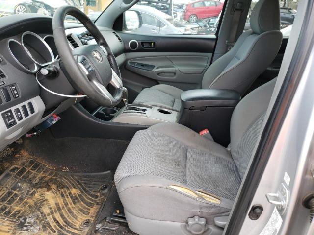 5TFJU4GN9CX023841 - 2012 TOYOTA TACOMA DOUBLE CAB PRERUNNER SILVER photo 7