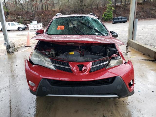 2T3WFREVXFW166130 - 2015 TOYOTA RAV4 XLE RED photo 5