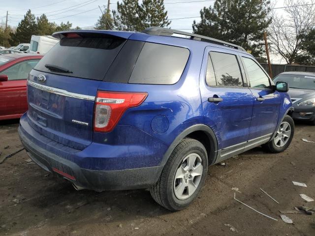 1FM5K7B80DGA67878 - 2013 FORD EXPLORER BLUE photo 3