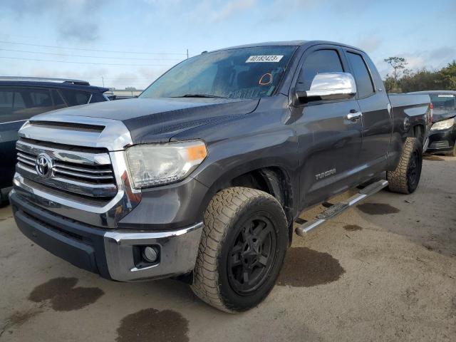 5TFRM5F18GX100809 - 2016 TOYOTA TUNDRA DOUBLE CAB SR/SR5 GRAY photo 1