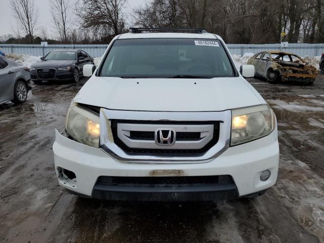 5FNYF4H52AB501077 - 2010 HONDA PILOT EXL WHITE photo 5