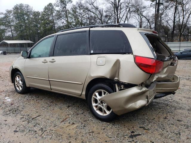 5TDBA22C75S034160 - 2005 TOYOTA SIENNA XLE GOLD photo 2