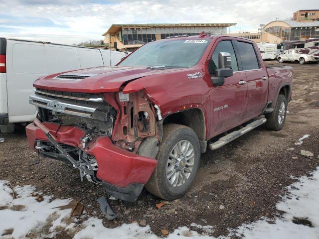 1GC4YREY6NF198164 - 2022 CHEVROLET SILVERADO K2500 HIGH COUNTRY RED photo 1