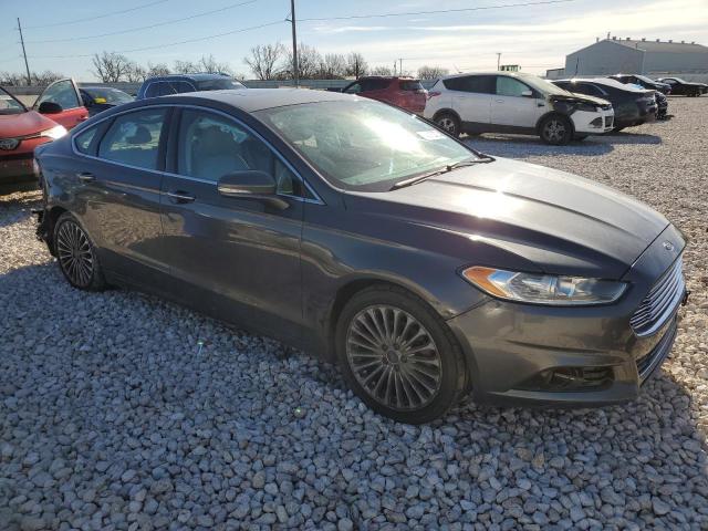 3FA6P0K91FR269172 - 2015 FORD FUSION TITANIUM GRAY photo 4