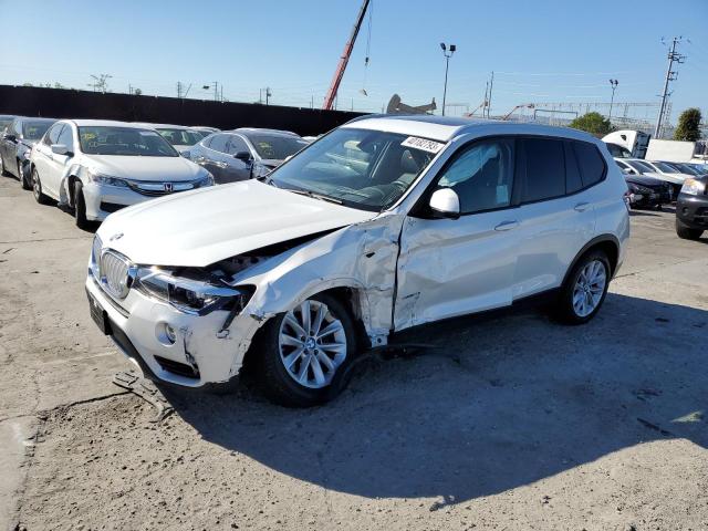 5UXWZ7C36H0V94196 - 2017 BMW X3 SDRIVE28I WHITE photo 1