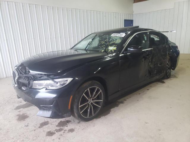 3MW5R7J0XM8C01156 - 2021 BMW 330XI أسود صورة 1