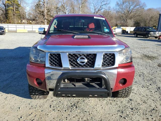 1N6AA06B04N581869 - 2004 NISSAN TITAN XE RED photo 5