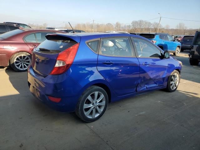 KMHCU5AE7DU097362 - 2013 HYUNDAI ACCENT GLS BLUE photo 3