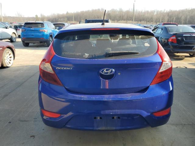 KMHCU5AE7DU097362 - 2013 HYUNDAI ACCENT GLS BLUE photo 6