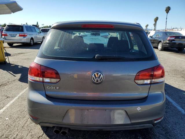 WVWDB7AJXCW033844 - 2012 VOLKSWAGEN GOLF GRAY photo 6