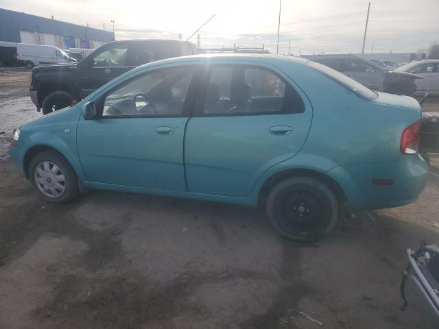 KL1TD52685B479075 - 2005 CHEVROLET AVEO BASE GREEN photo 2