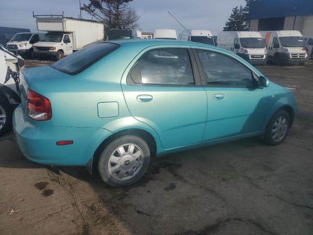 KL1TD52685B479075 - 2005 CHEVROLET AVEO BASE GREEN photo 3