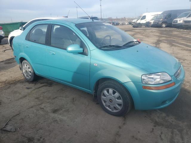 KL1TD52685B479075 - 2005 CHEVROLET AVEO BASE Yaşıl foto 4