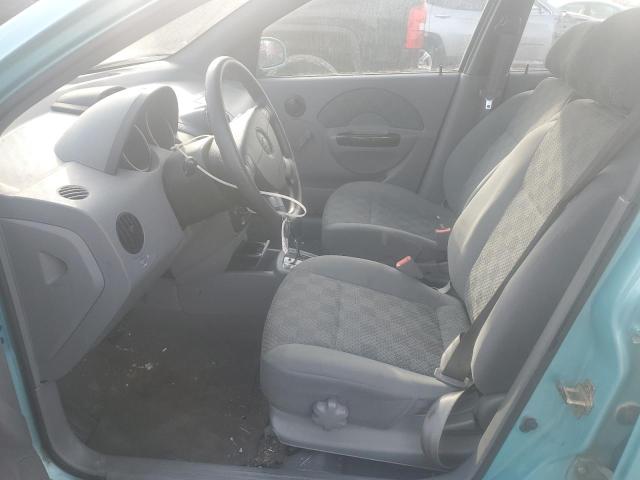 KL1TD52685B479075 - 2005 CHEVROLET AVEO BASE Yaşıl foto 7
