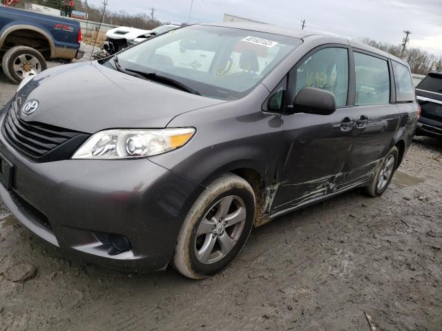 5TDKA3DC5BS003309 - 2011 TOYOTA SIENNA BASE GRAY photo 1