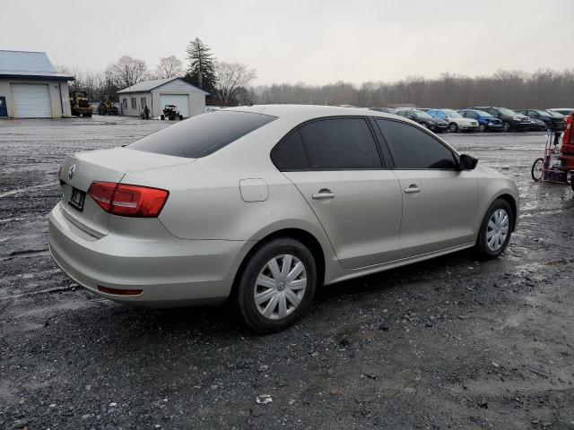 3VW2K7AJ1FM345365 - 2015 VOLKSWAGEN JETTA BASE SILVER photo 3