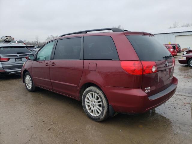 5TDZK22C59S238022 - 2009 TOYOTA SIENNA XLE RED photo 2