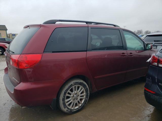 5TDZK22C59S238022 - 2009 TOYOTA SIENNA XLE RED photo 3