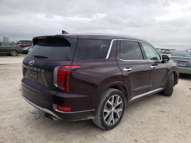 KM8R54HE4MU283951 - 2021 HYUNDAI PALISADE LIMITED MAROON photo 3