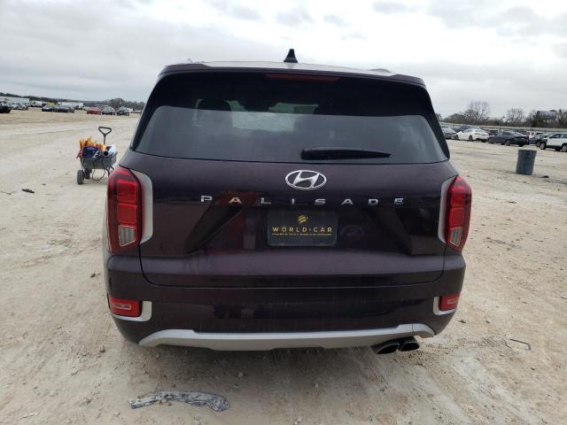 KM8R54HE4MU283951 - 2021 HYUNDAI PALISADE LIMITED MAROON photo 6