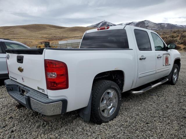 3GCFK13599G257541 - 2009 CHEVROLET SILVERADO K1500 HYBRID WHITE photo 3