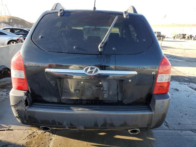 KM8JN12D76U342117 - 2006 HYUNDAI TUCSON GLS BLACK photo 6