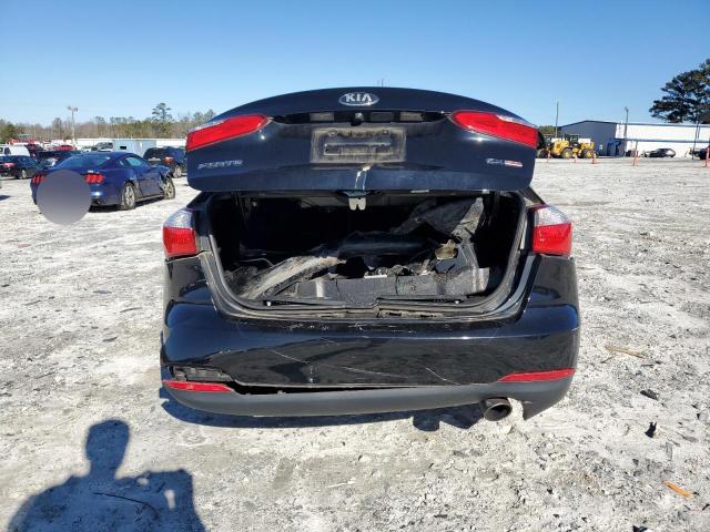 KNAFX4A85E5070652 - 2014 KIA FORTE EX BLACK photo 6