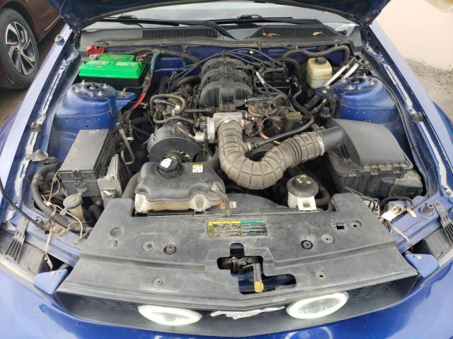 1ZVFT80NX55144691 - 2005 FORD MUSTANG BLUE photo 11