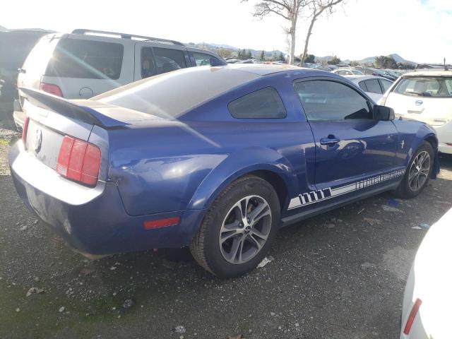 1ZVFT80NX55144691 - 2005 FORD MUSTANG BLUE photo 3