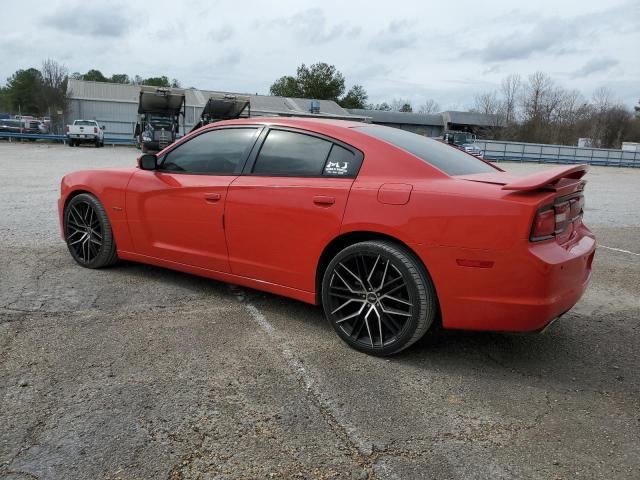 2C3CDXCTXDH730374 - 2013 DODGE CHARGER R/T RED photo 2