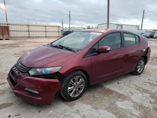 JHMZE2H78AS018885 - 2010 HONDA INSIGHT EX RED photo 1