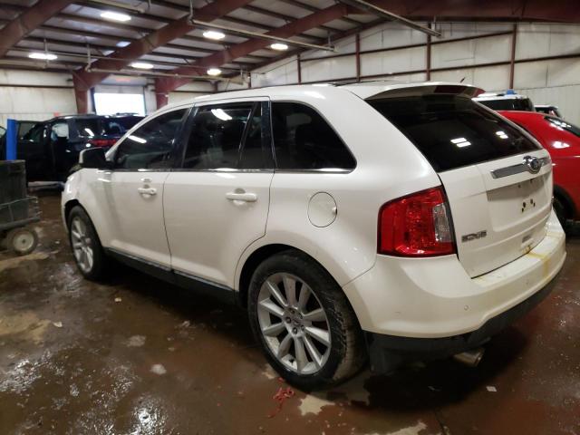 2FMDK4KC9BBA67011 - 2011 FORD EDGE LIMITED WHITE photo 2