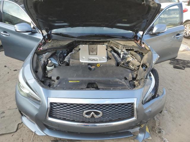 JN1BV7AP9FM332523 - 2015 INFINITI Q50 BASE TEAL photo 11